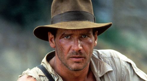 הריסון פורד בסרט "אינדיאנה ג'ונס והמקדש הארור", 1984